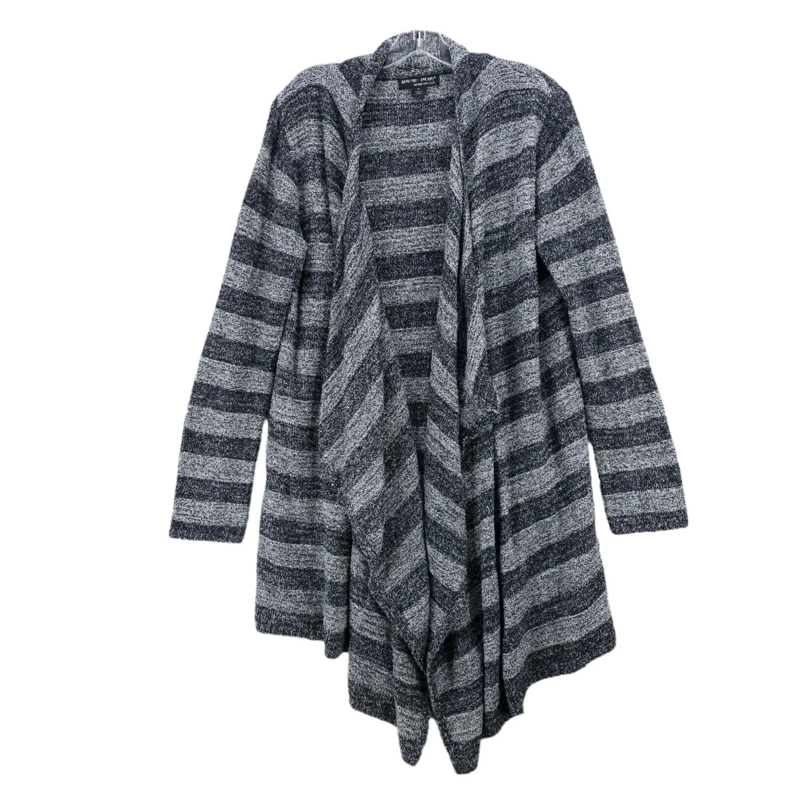 BAREFOOT DREAMS Bamboo Chic Lite Calypso Wrap Cardigan Heather Gray 1X