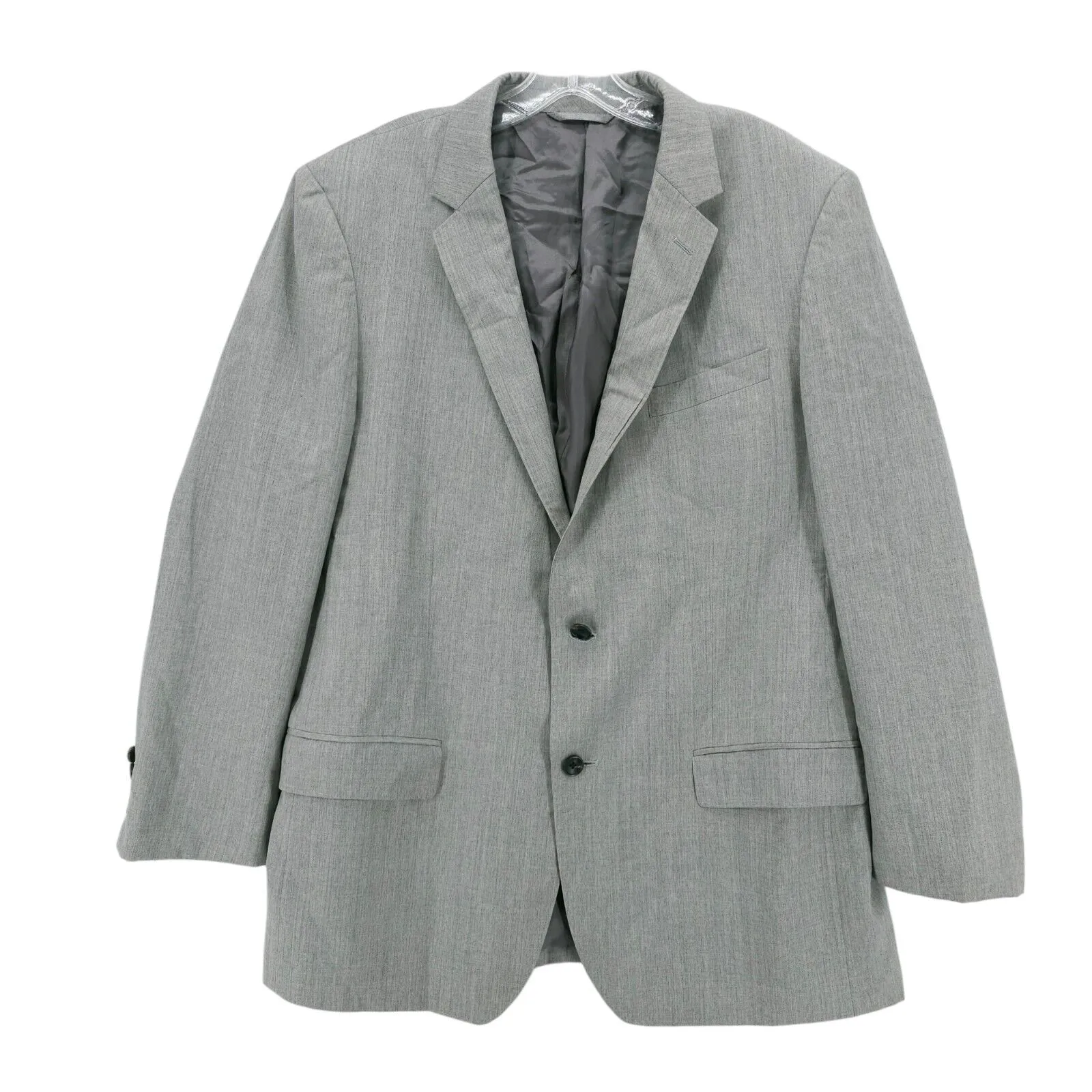 BONOBOS Vitale Barberis Canonico Super 110s Wool Gray Blazer Jacket Size 44R