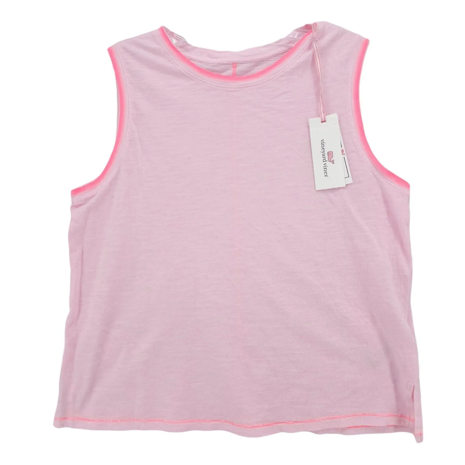 NWT VINEYARD VINES Casual Knits Salt Spray Surftee Tank Top Pink Cloud SMALL