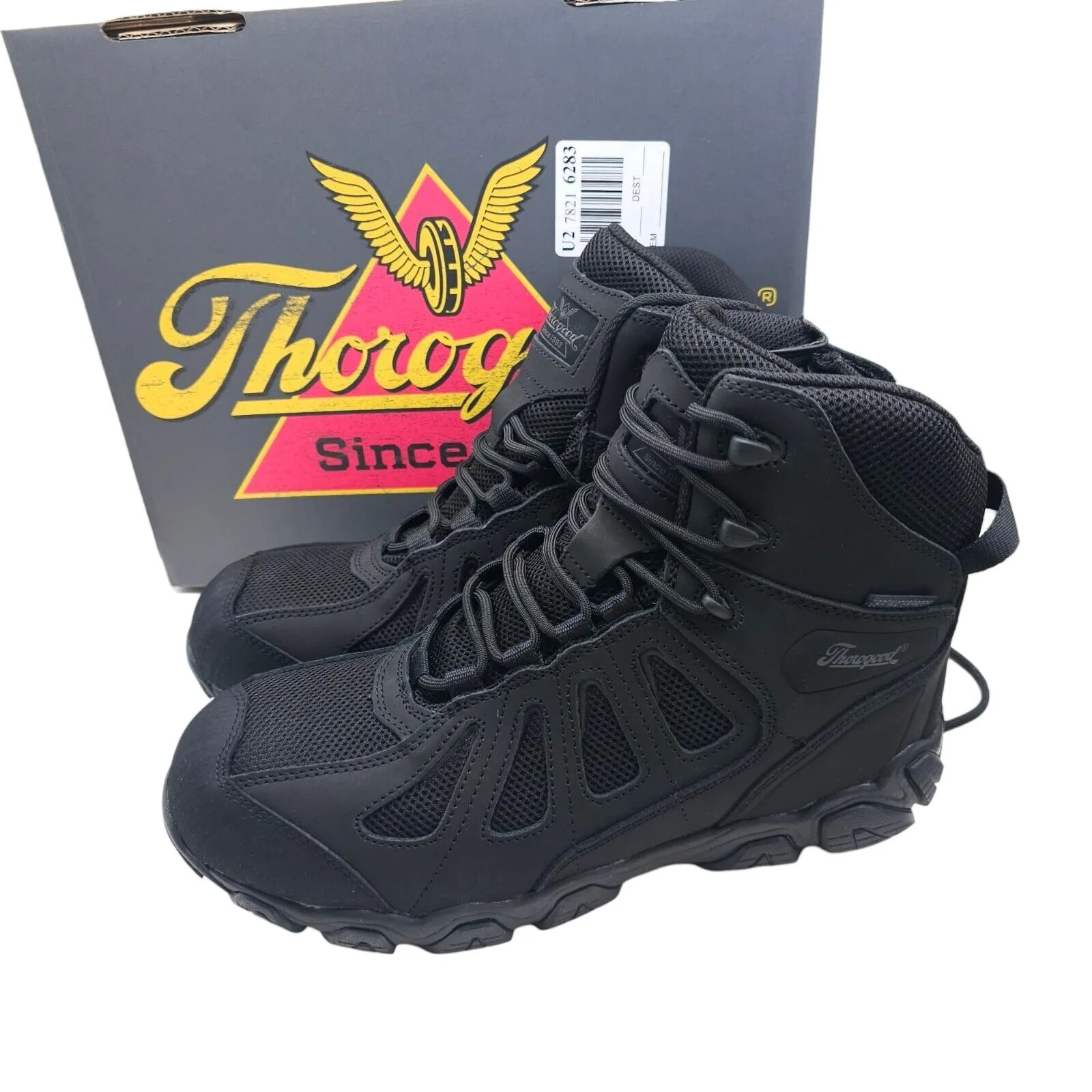 THOROGOOD 804-6290 CROSSTREX Safety Toe BBP Waterproof  6" Hiker Boots SIze 10