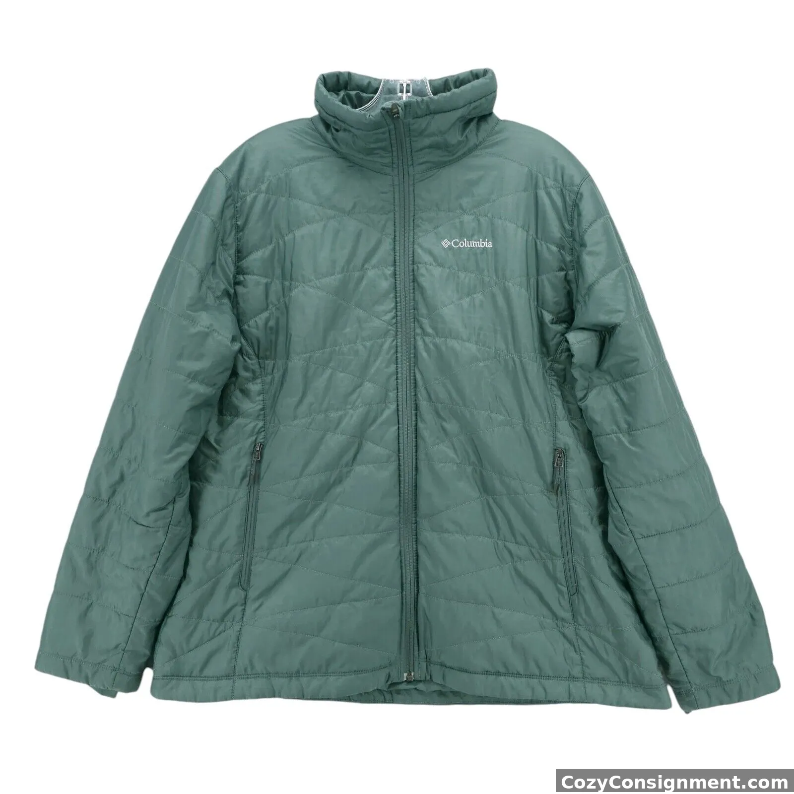 COLUMBIA Women's Green OMNI-HEAT Jacket Insulated Size 1X