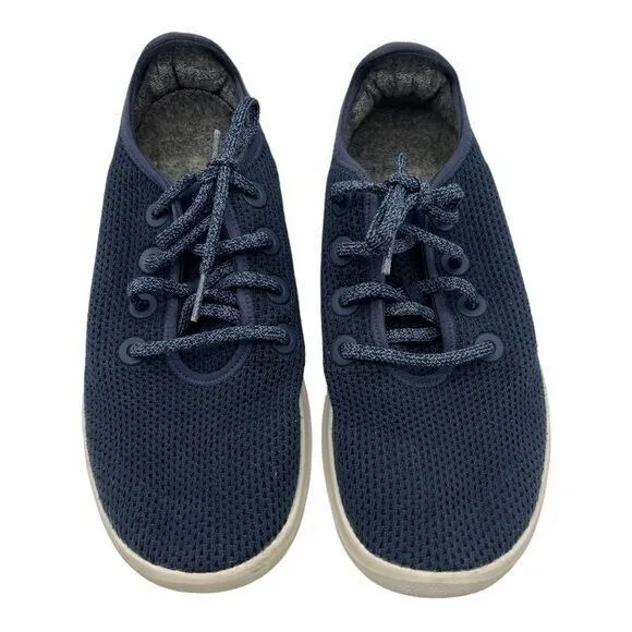 ALLBIRDS Mens Tree Runners Navy Sneakers Blue Size 9