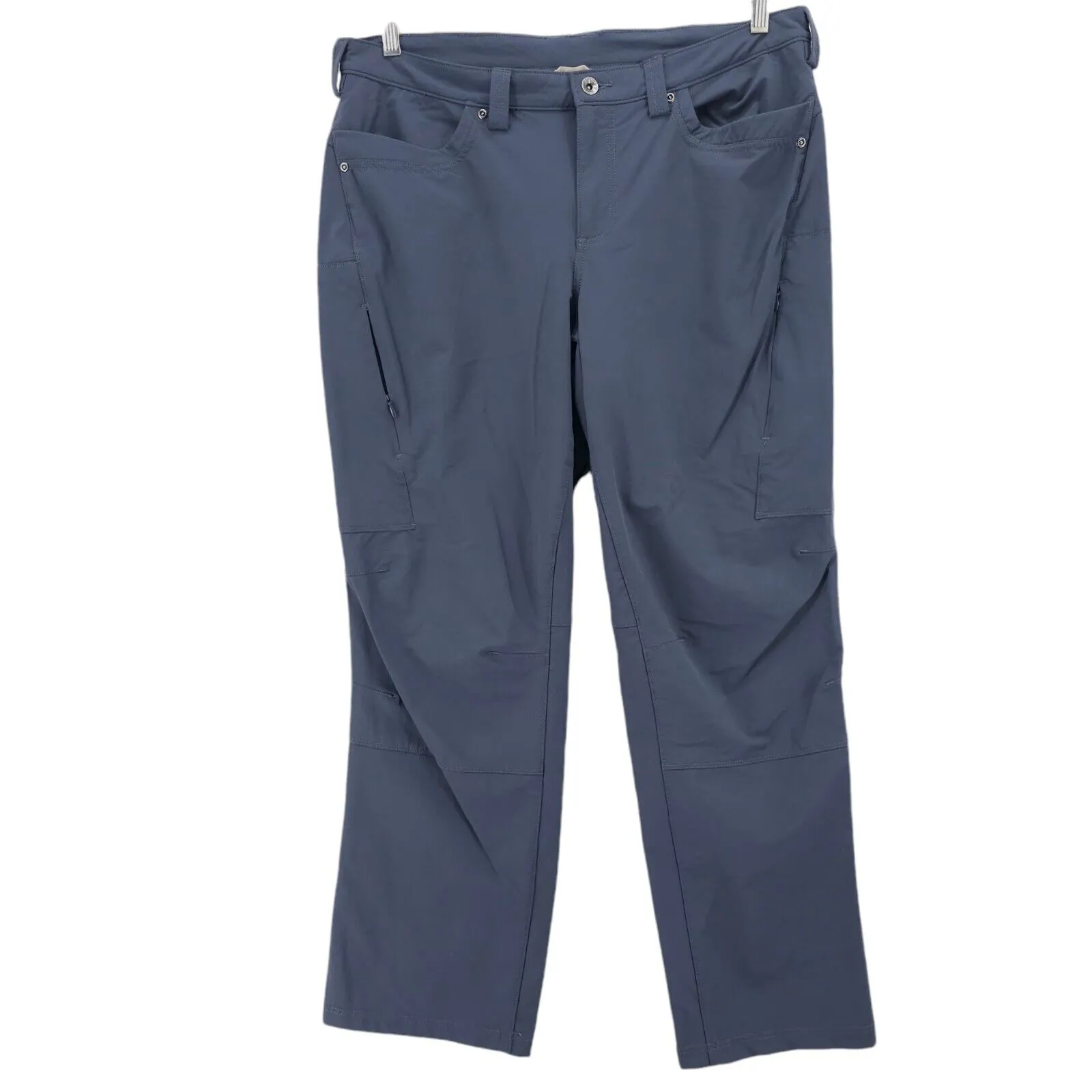 DULUTH  TRADING Flexpedition Boot Cut Pants Ink Blue Gray Hiking 16 x31