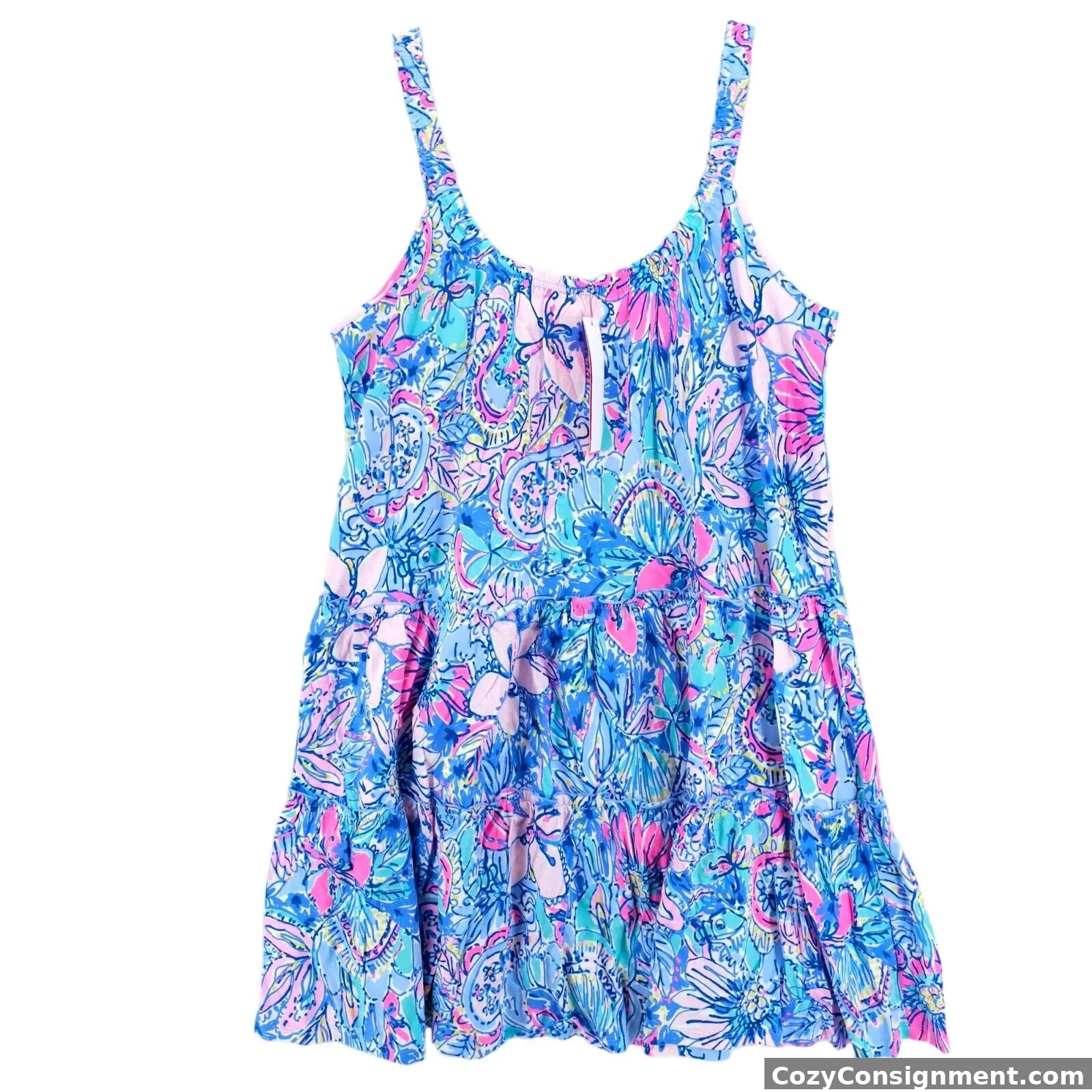 NWT LILLY PULITZER Loro Swing Dress Pop Up Got Your Back Multi Size XL