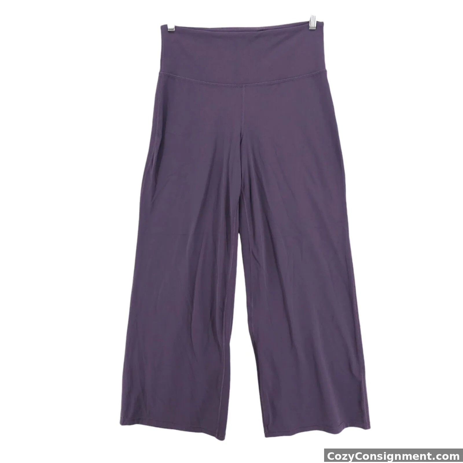 ATHLETA Purple Elation Wide Leg Pant Stretch Size LARGE