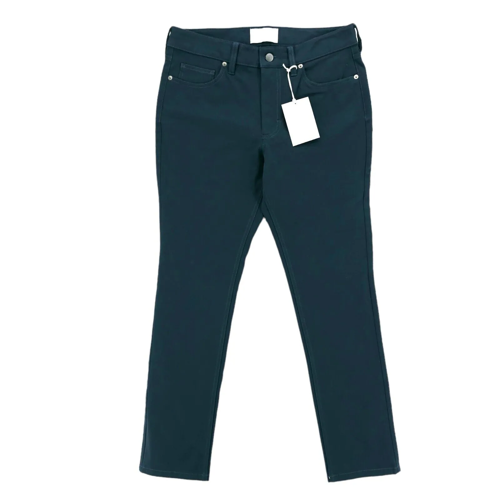 NWT EVERLANE The Performance 5-Pocket Pant Chino Navy Blue Size 31x30