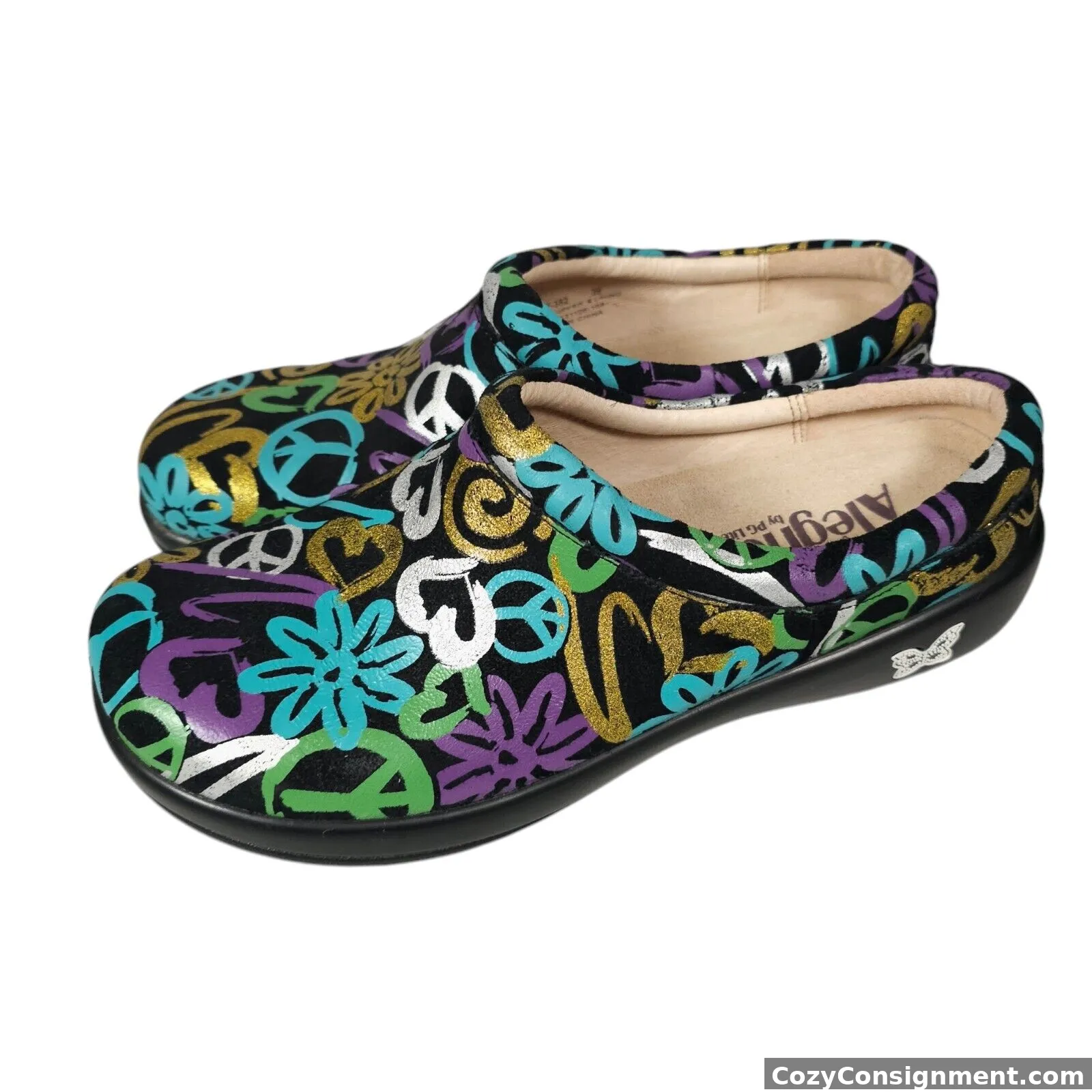 ALEGRIA by PG Lite  Kayla Good Vibes  Clog  Multicolor Nursing  EU 39 US 8.5