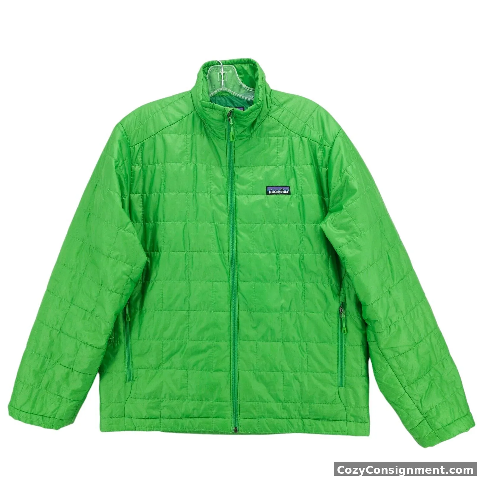 PATAGONIA Nano Puff Jacket Bright Green 84210FA12 Primaloft Insulated Mens SMALL