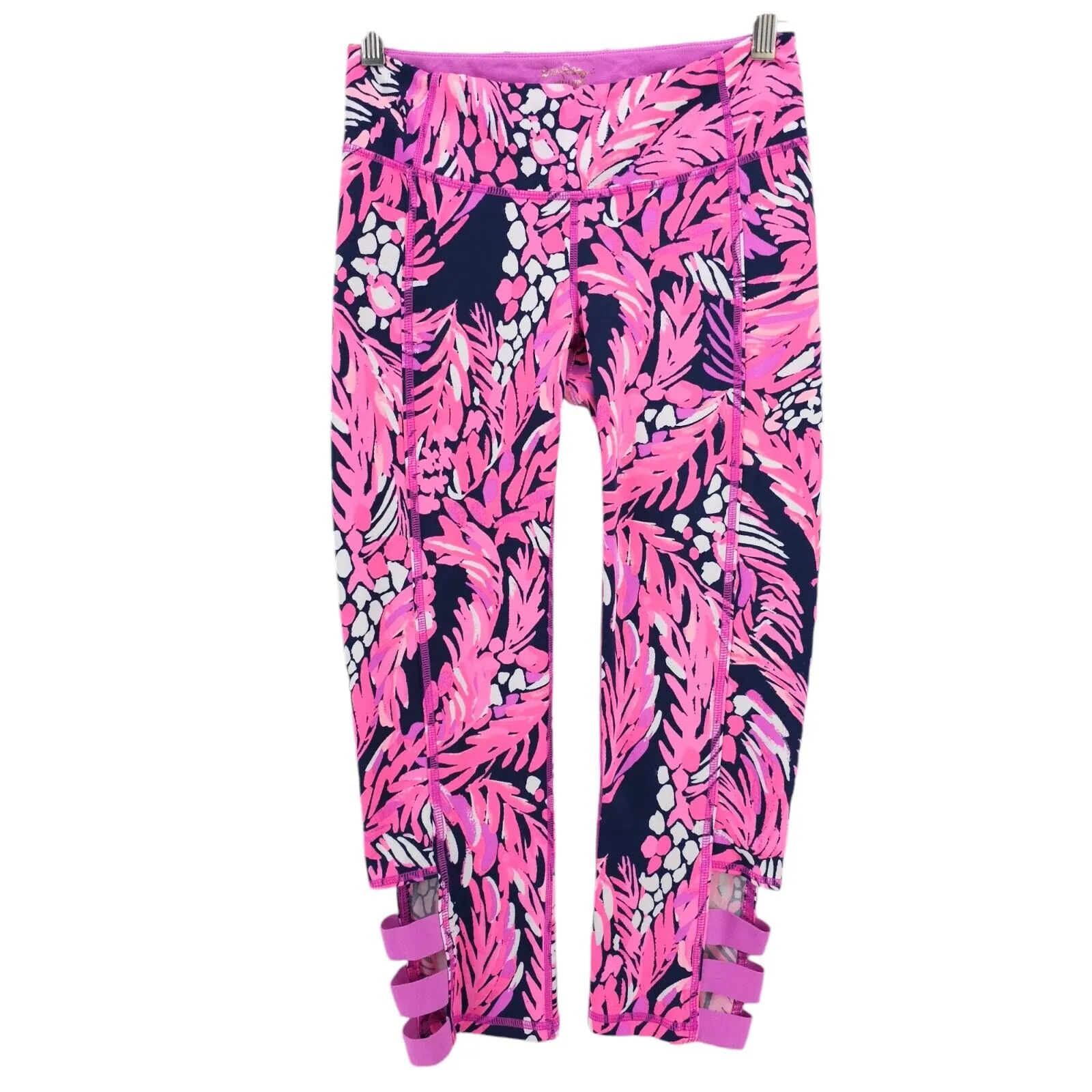 LILLY PULITZER Weekender Cropped Leggings Luxletic UPF 50+ Style 27371 SMALL