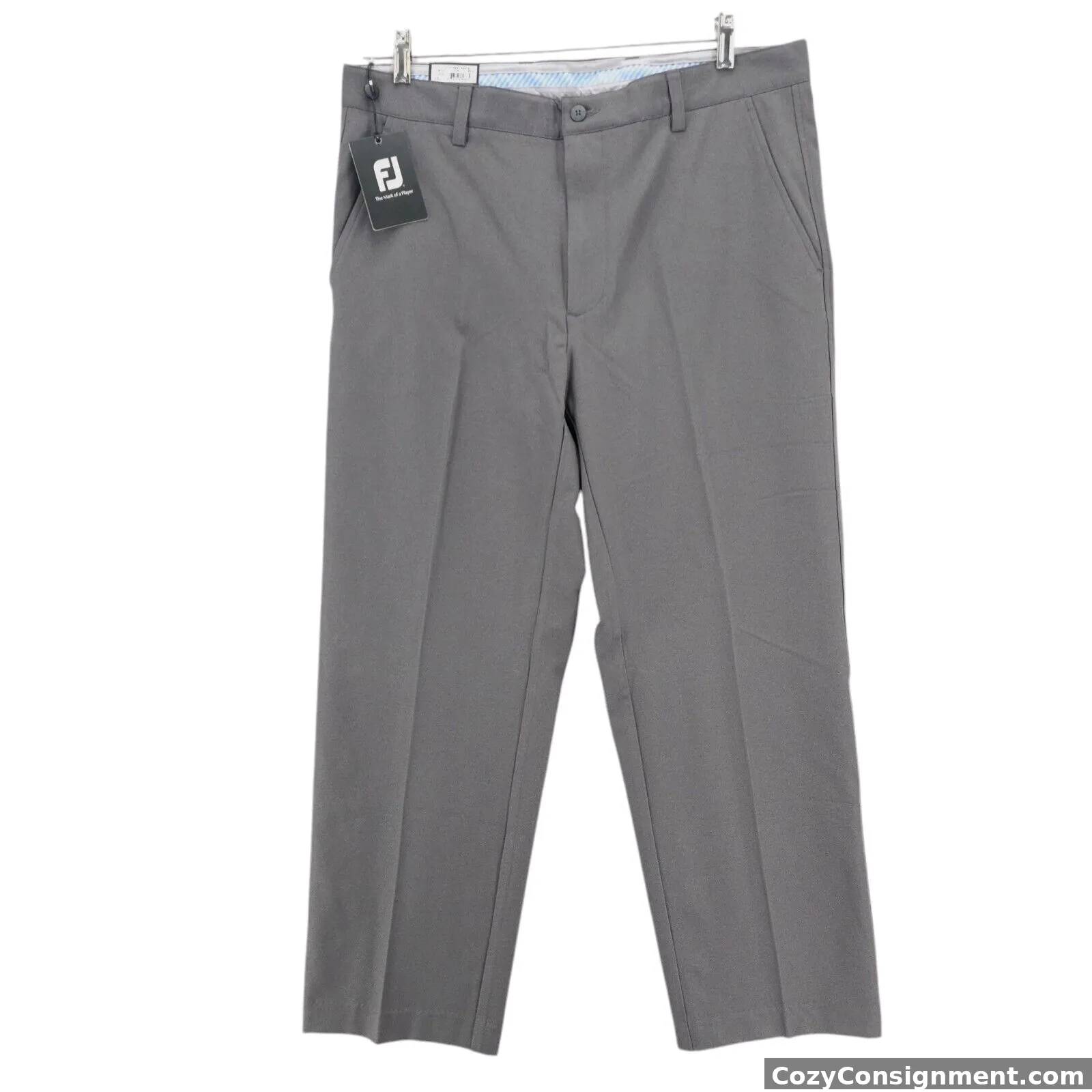 NWT FOOTJOY Performance Golf Pants CHARCOAL Gray Stretch Size 36x30