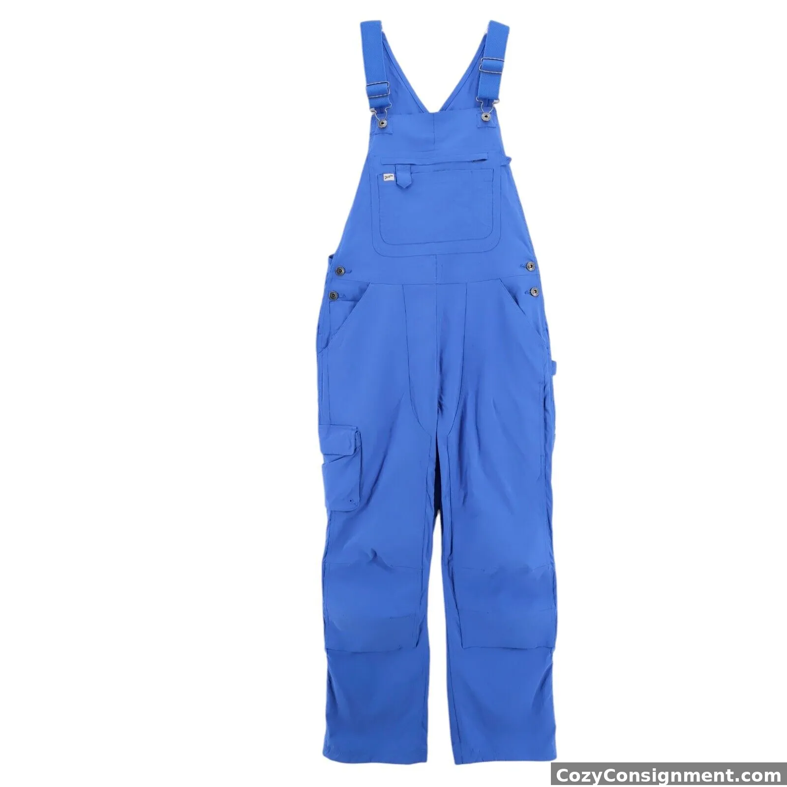 DULUTH TRADING Heirloom Gardening Bib Overalls IRIS BLUE Womens Size SMALL x 29