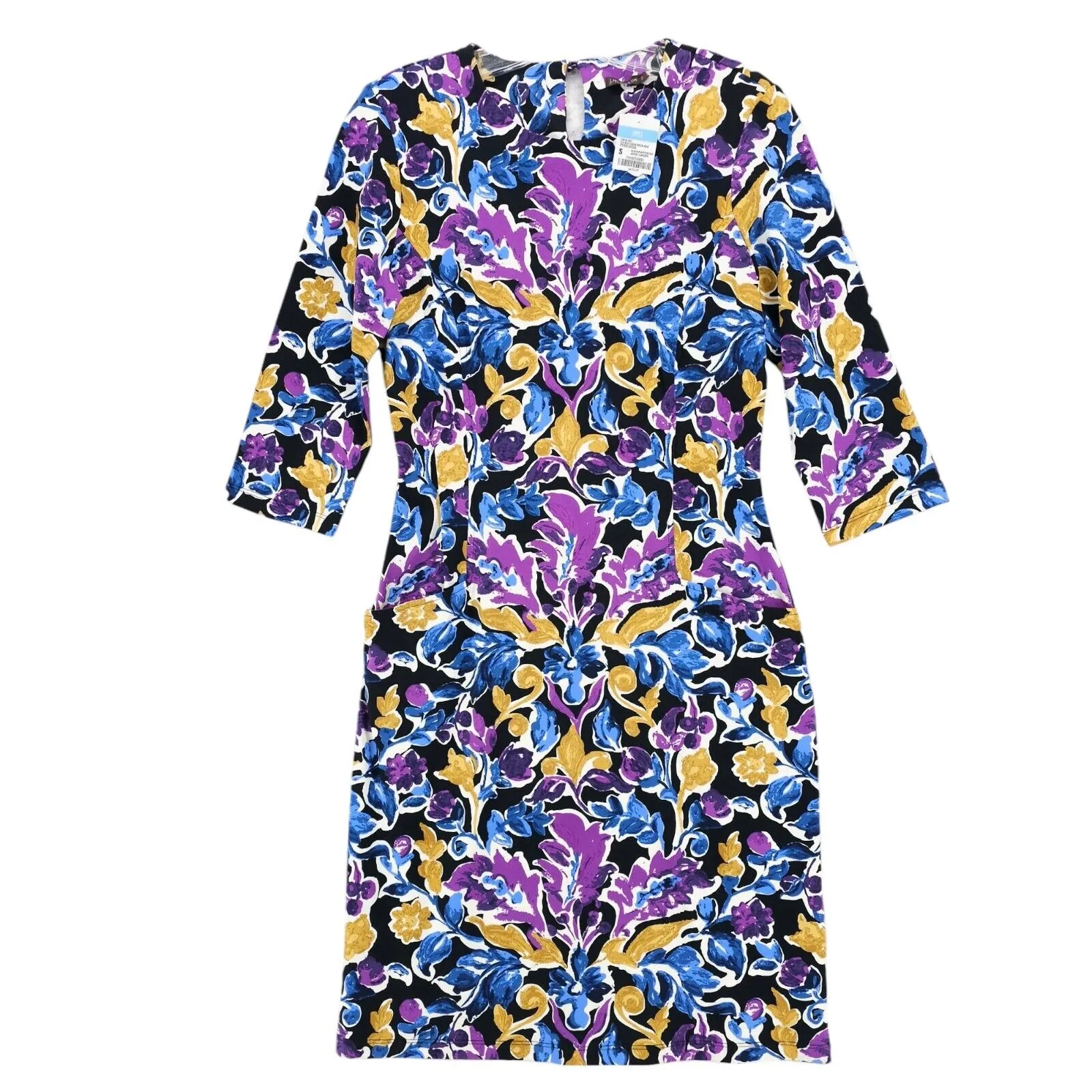 NWT J. McLaughlin Catalyst Dress Floral Artist Garden Pockets Stretch Size SMALL