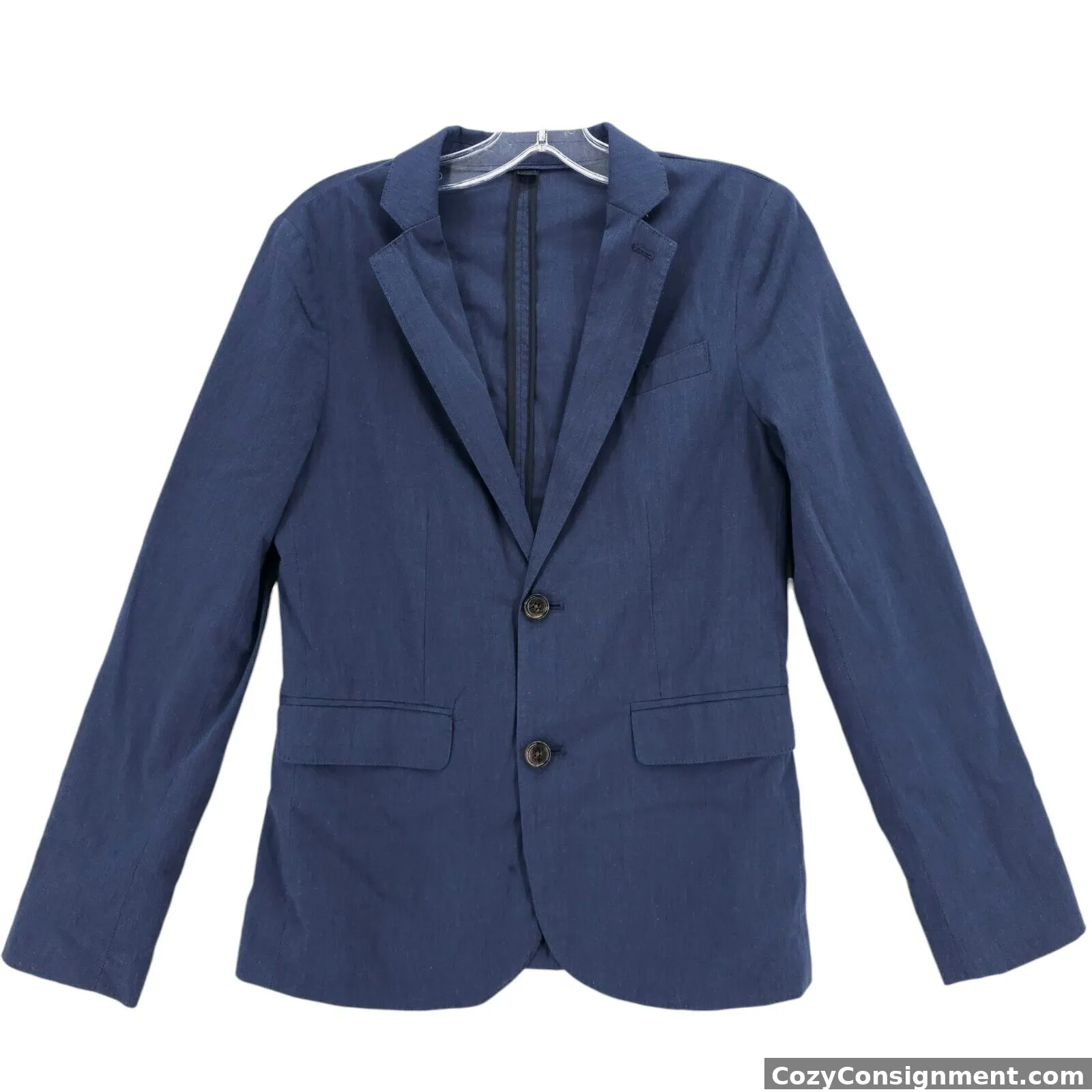 J. CREW Crewcuts Blue Boys Unstructured Ludlow Suit Jacket Stretch Cotton 14