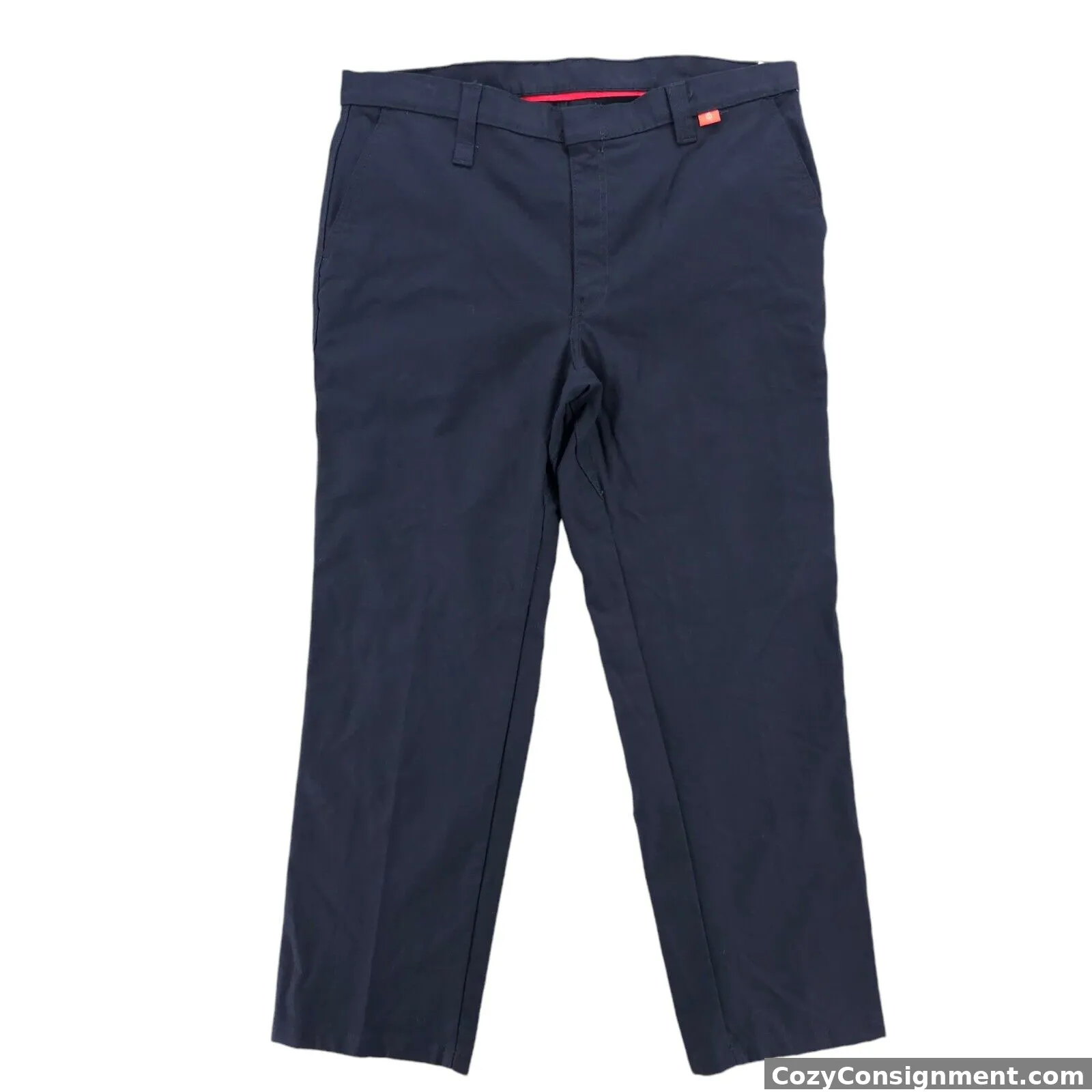 BULWARK FR Pants IQ Series Fire Resistant Navy Blue Cotton Poly Size 38x32