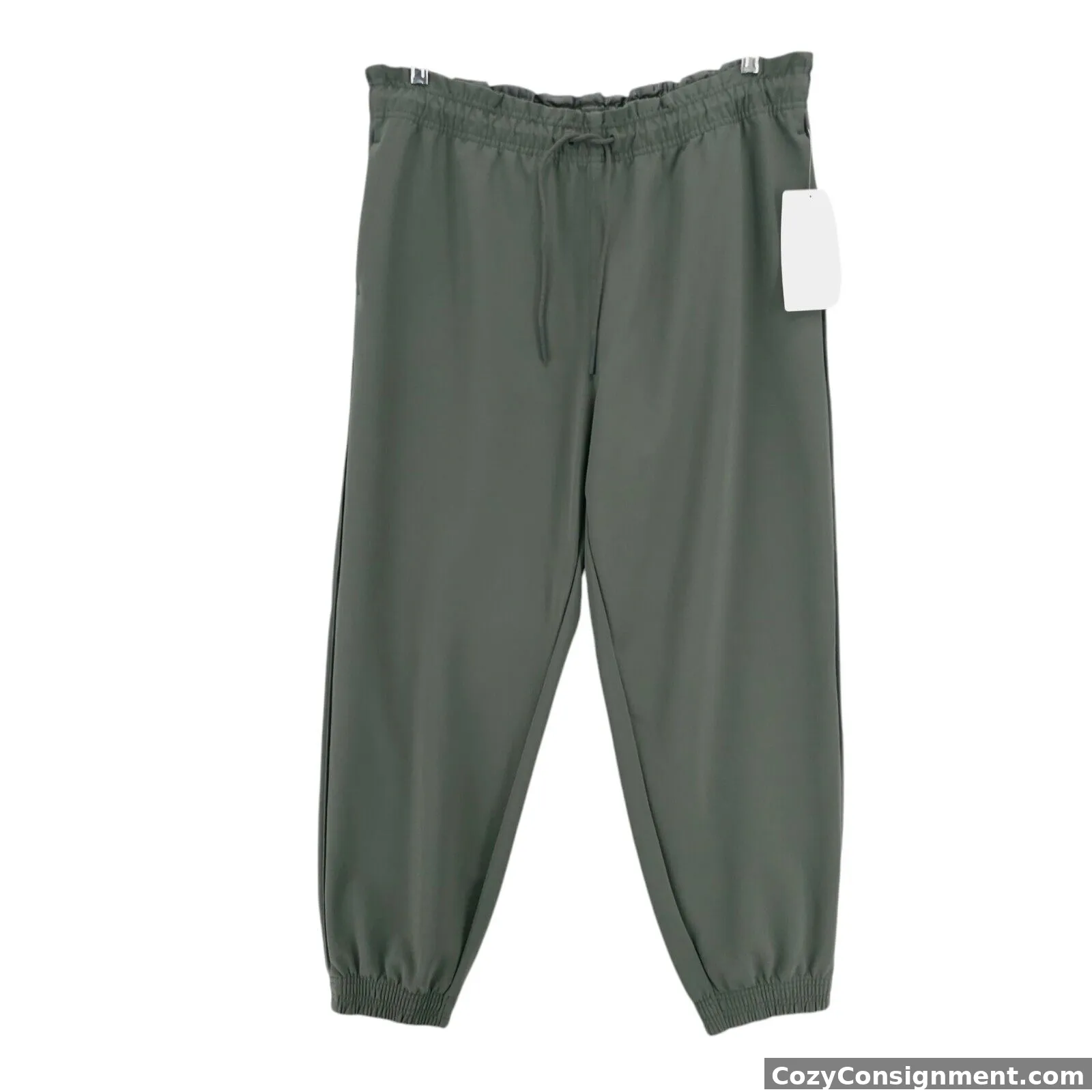 NWT ATHLETA Metropolis Jogger Pants Primatwill Olive Green Size 12