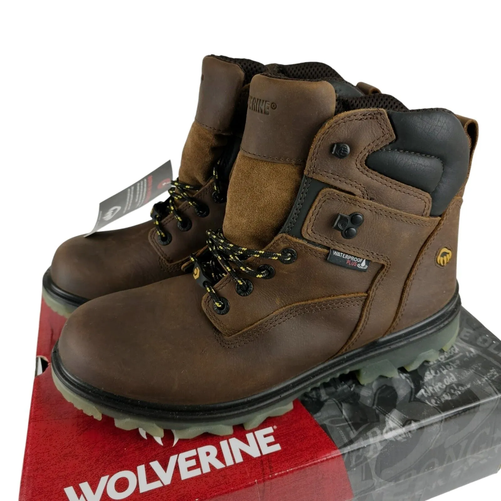 Wolverine Men's I-90 EPX Work Boots Sudan Brown W10784 Waterproof Men's 11.5