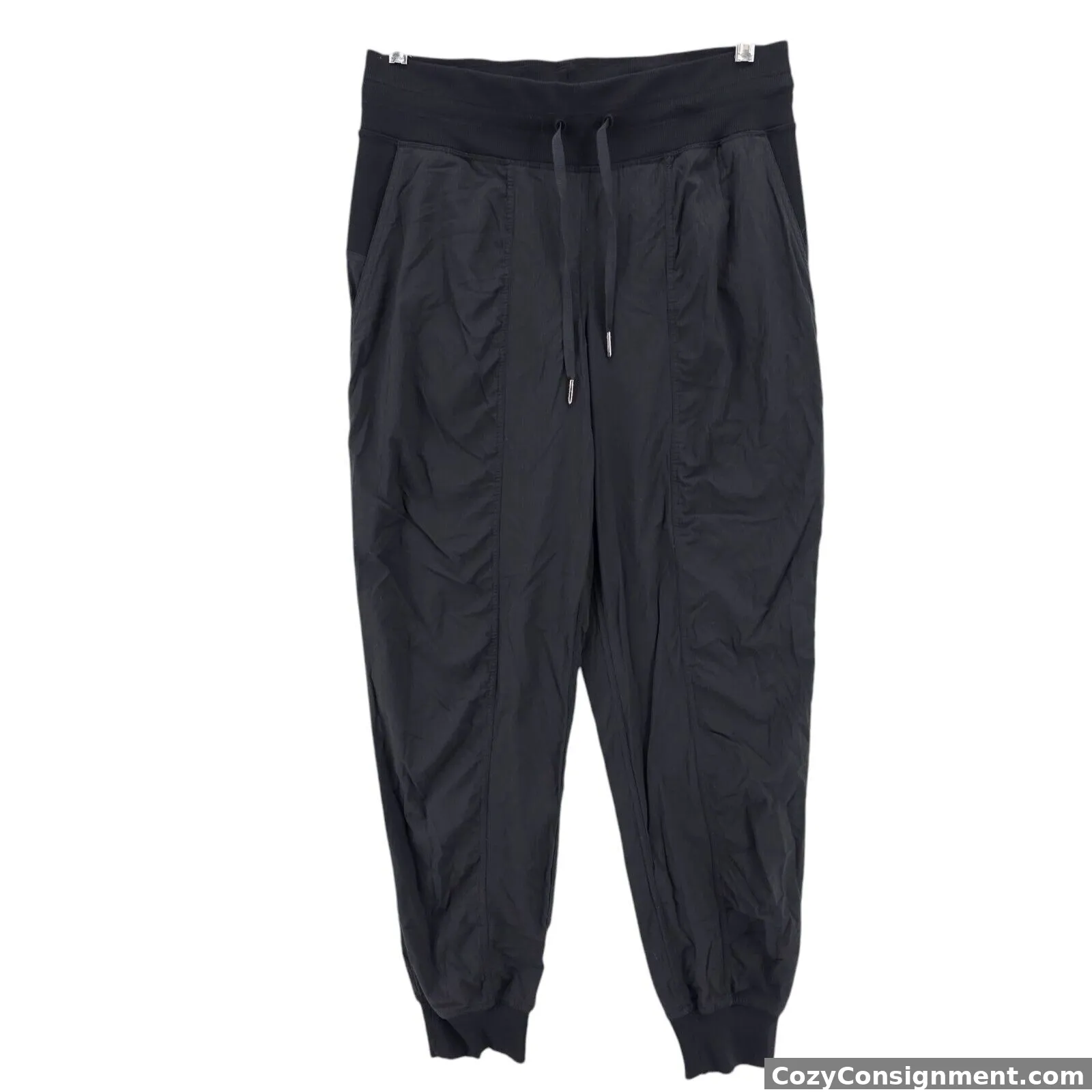 LULULEMON Dance Studio Jogger Black Micro Stripe Size 8