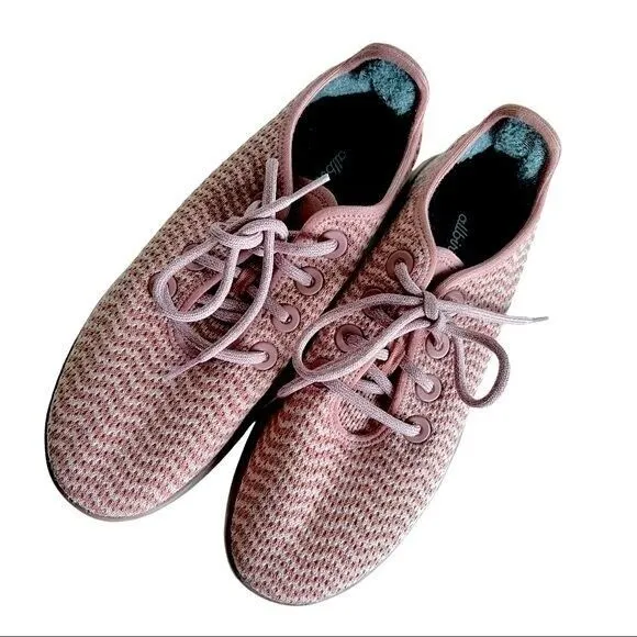 ALLBIRDS Tree Runner Lava Mauve Zig Zag Pattern Women's Size 10