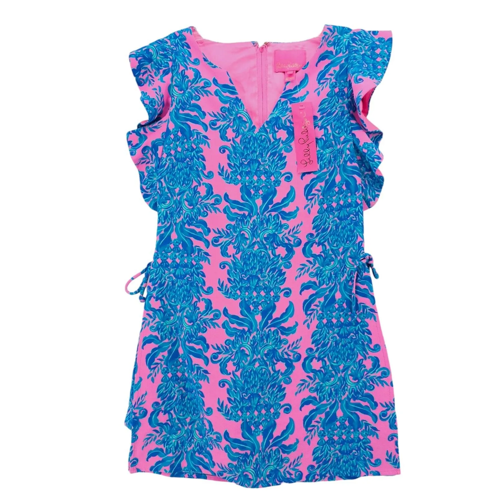 NWT LILLY PULITZER Astara Romper Dress Prosecco Pink Dilly Dally Size 00