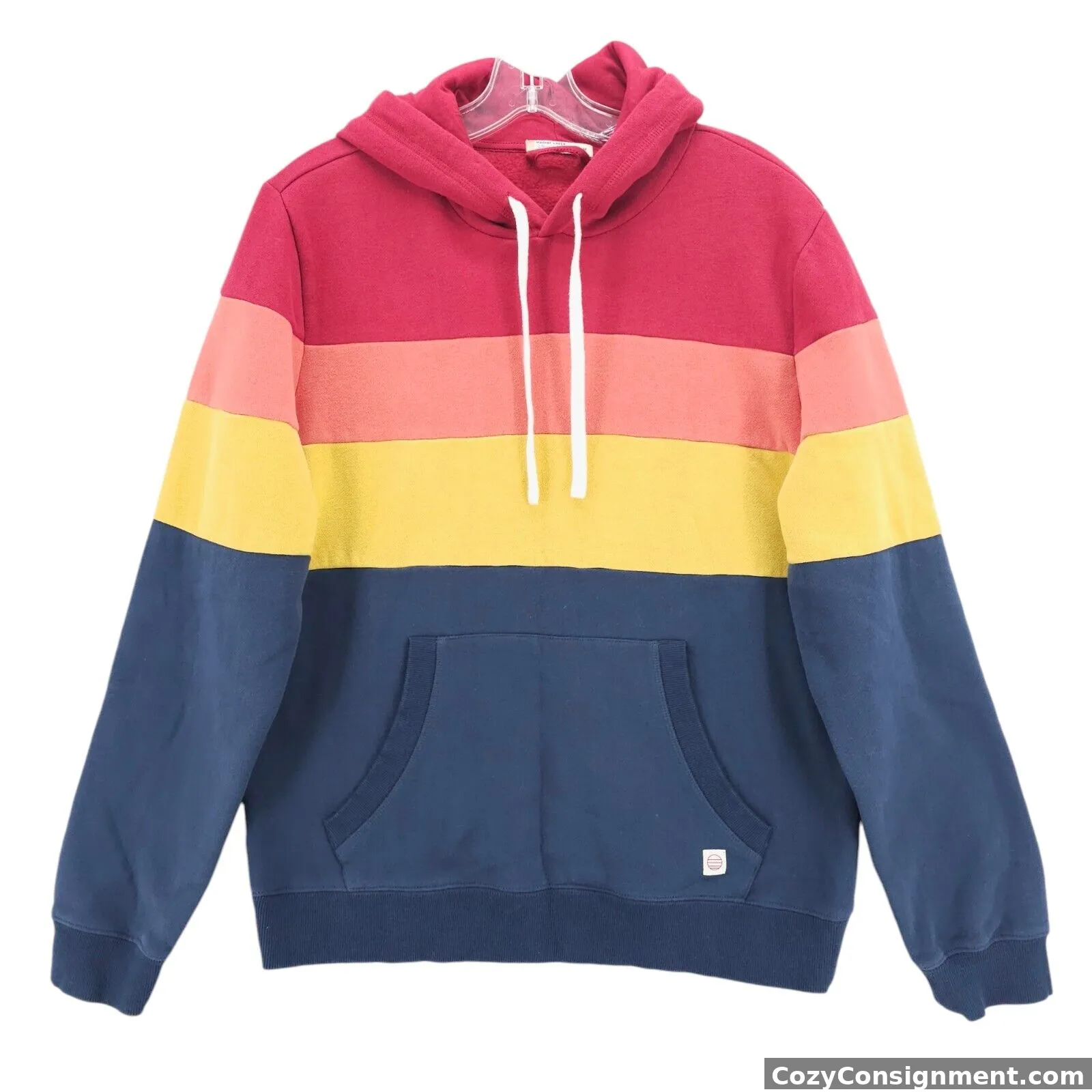 MARINE LAYER Archive Hoodie Classic Colorblock Pullover Men's MEDIUM