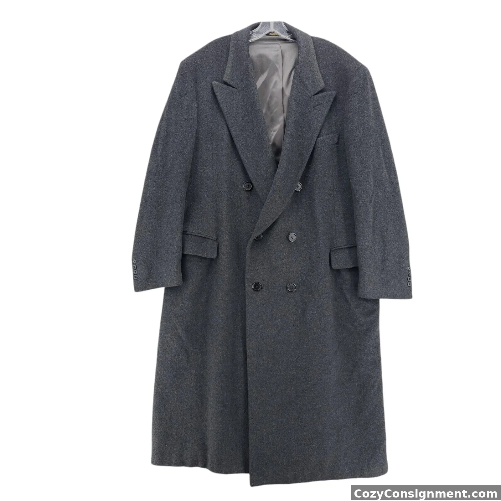 Nordstrom LORO PIANA 100% Cashmere Coat Double Breasted Chest 51"  - READ!